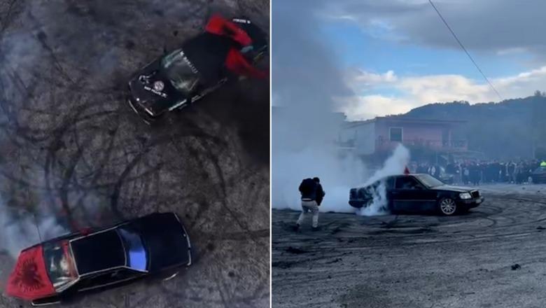 Festimet për 29 Nëntorin në Mallakastër  drifte me makina në qendër të qytetit dhe koncert festiv  VIDEO 