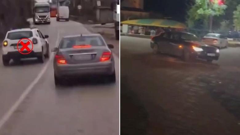 Drift dhe parakalim të gabuar  policia ndëshkon 3 shoferët  Gjobë të majme për motoristin pa skafandë  VIDEO 