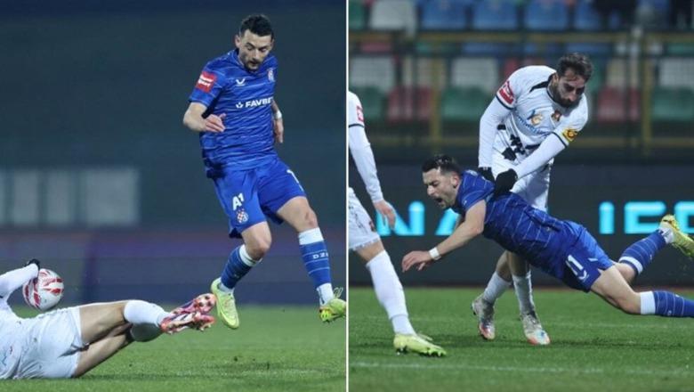 Arbër Hoxha dëmtohet në Kroaci, largohet me barelë nga fusha! Mësohet gjendja e sulmuesit