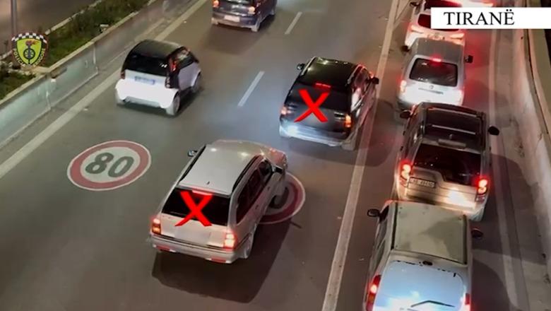 Rrugorja e Tiranës bën bilancin e 48 orëve  3 mijë gjoba për parakalim të gabuar dhe shpejtësi tej normave  VIDEO 
