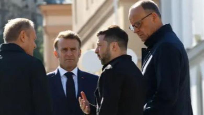 Der Spiegel publikon transkriptin  Macron Zelenskyt  SHBA do ta tradhtojnë Ukrainën