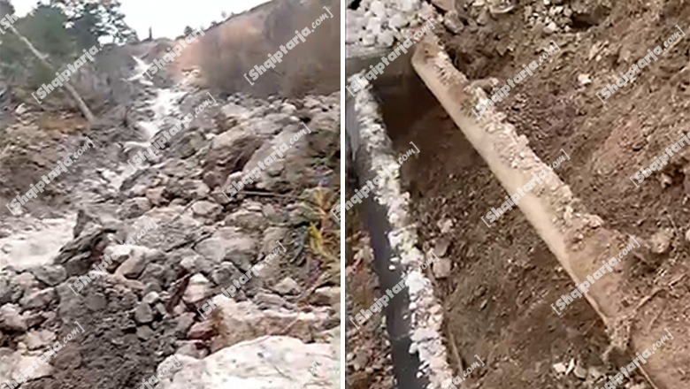 Shembet masivi shkëmbor në Mirditë, 9 mijë banorë pa ujë! Ujësjellësi i Bargjanës jashtë funksioni, kërkohet ndihmë nga ushtria