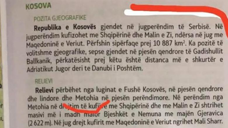 Skandali në librat e Gjeografisë në Maqedoninë e Veriut, Kosova quhet 'Metohi'