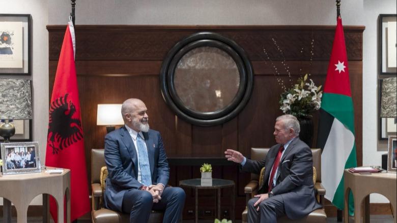 Kryeministri Rama në Jordani, pritet në takim zyrtar nga mbreti Abdullah II bin Al-Hussein