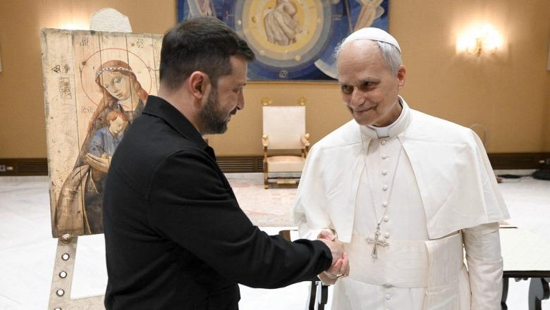 Pas Londrës dhe Brukselit, Zelensky sot në Romë! Takim me Papa Leone XIV dhe Melonin