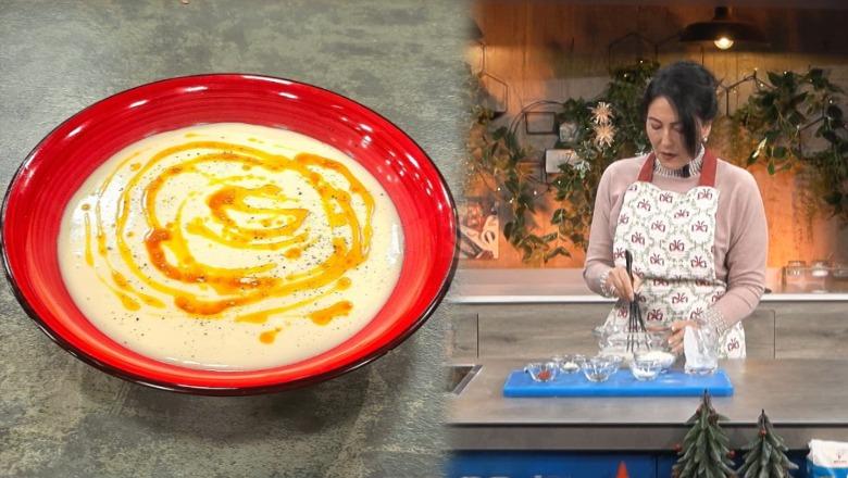 Supë dimërore me kos nga Arjana Fetahu Gaba