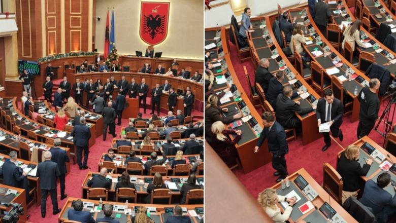 Kuvend/ Votimi për Avokatin e Popullit, në sallë vetëm mazhoranca, opozita e braktis
