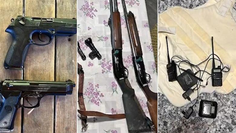 Fshiheshin në vila në Fushë-Kuqe, pamjet me dron nga arrestimi i ushtarëve të Martinajt! Kapen armë, radio e municion luftarak
