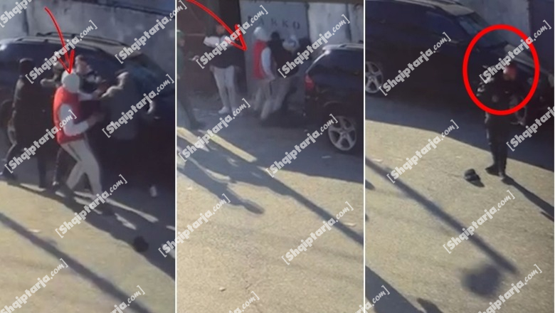 Ekskluzive/ Report Tv siguron pamjet e sherrit të gjimnazistëve në Shkodër, rreth 20 të rinj grushtojnë njëri-tjetrin! Njëri nxjerr thikën dhe godet shokët (VIDEO)