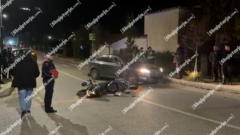Aksident në lagjen 'Skënderbeg' në Lezhë, plagosen dy persona (VIDEO)