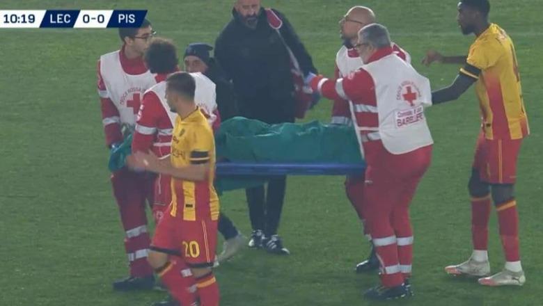 VIDEO/ Dëmtohet Medon Berisha, largohet nga fusha mes lotësh dhe me barelë! Lecce mposht Pisan