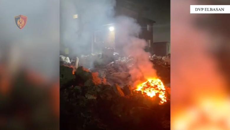 Operacioni “Metalurgjiku” në Elbasan/ Kompanitë digjin mbetjet në qiell të hapur, policia u ka shkuar më parë në derë, por nuk jepnin përgjigje