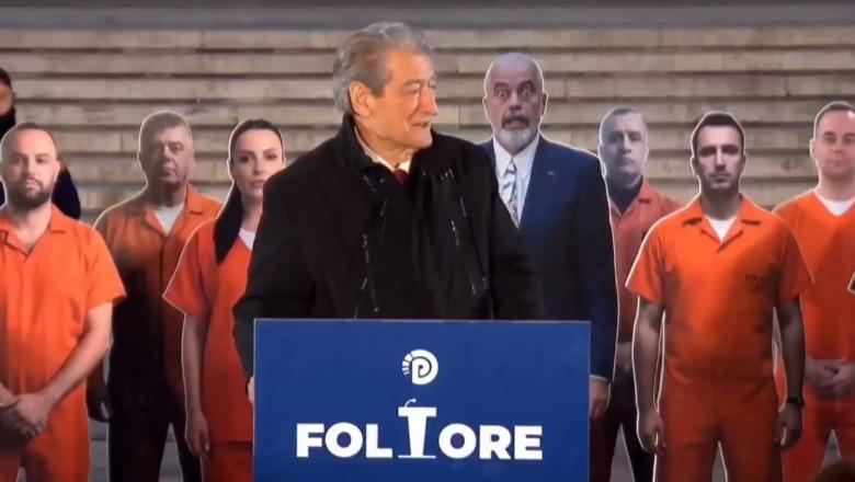 Berisha: Shikoni se çfarë bëjnë me protestën paqësore të Lapajt, policia me akte banditësh i heq karriget e çadrat