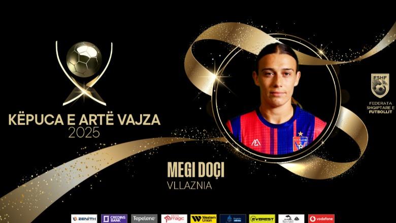 Topi i Artë 2025/ 83 gola të shënuar përgjatë edicionit 2024-2025, Megi Doçi fiton trofeun 'Këpuca e Artë'