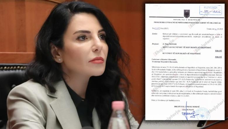 Kushtetuesja e ktheu në detyrë, SPAK kërkon autorizim nga Kuvendi për arrestimin e Ballukut: Në hetim për 8 tenderë! Këshilli i Mandateve mblidhet të premten (DOKUMENTI i firmosur nga Dumani)