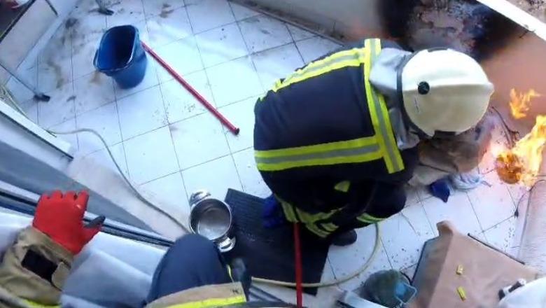 Vlorë/ Merr flakë bombula e gazit në lagjen Pavarësia, shuhet nga forcat zjarrfikëse, s'ka persona të lënduar 