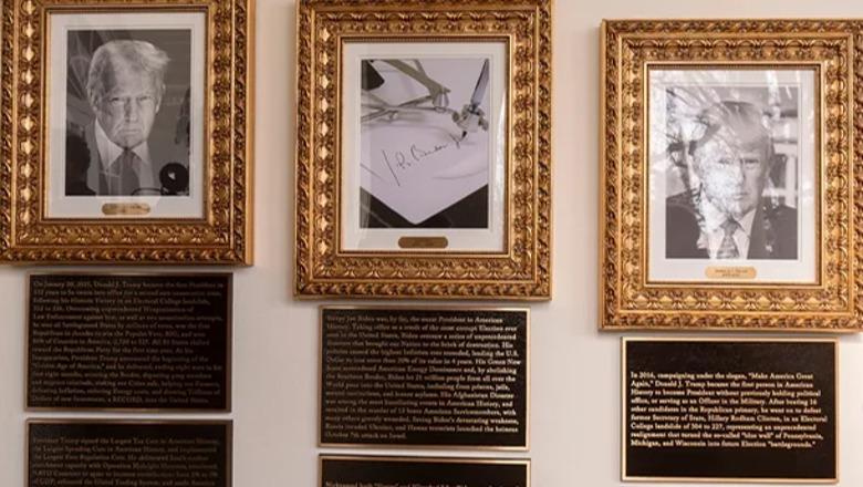 SHBA/ Trump vendos pllaka me shkrime fyese për ish-presidentët në Shtëpinë e Bardhë: Biden i përgjumur dhe presidenti më i keq në histori! Obama, përçarës