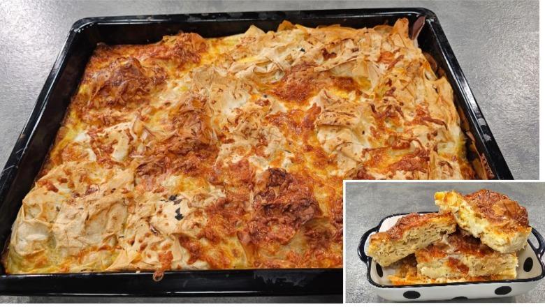 Byrek me lëng mishi dhe vezë nga zonja Albana 