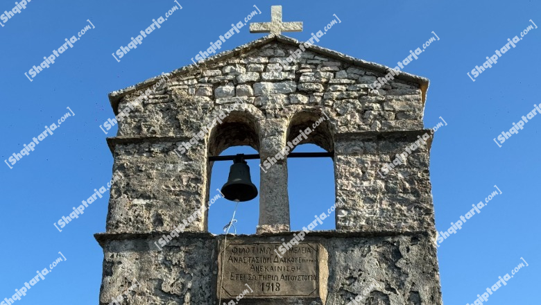 Sarandë/ Vidhet kambana e manastirit, monument kulture i ‘Shën Gjergjit’