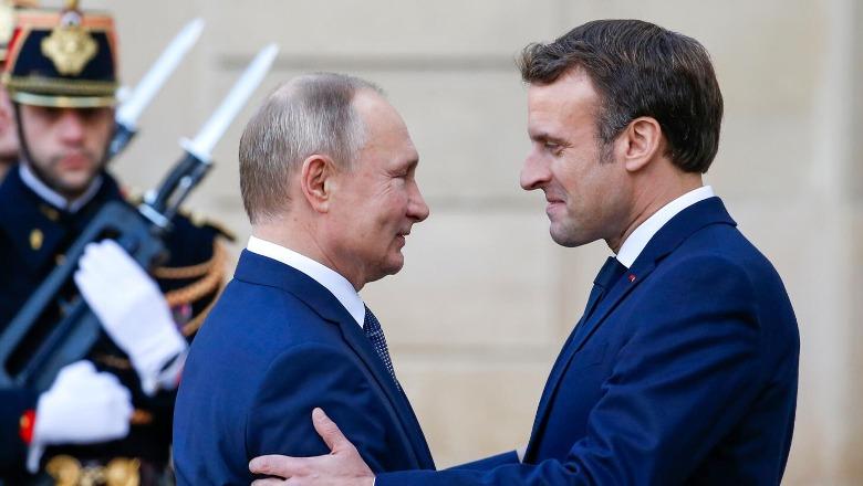 Lufta në Ukrainë, Putin: I gatshëm për dialog me Macron, nëse ka vullnet politik