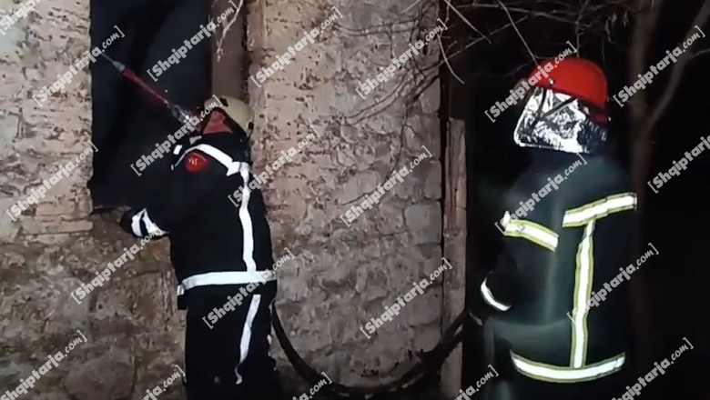 Digjet banesa në Lushnje, policia dyshon për zjarrvënie të qëllimshme (VIDEO)