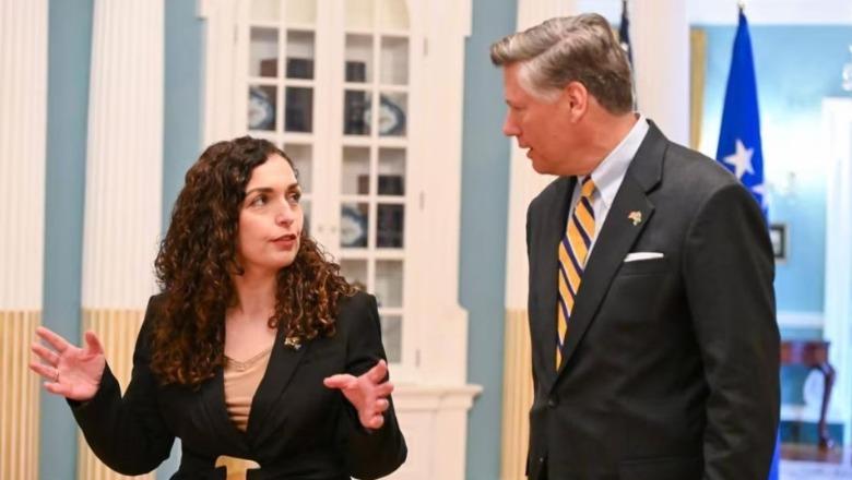 Osmani takon zëvendëssekretarin amerikan të Shtetit, Christopher Landau