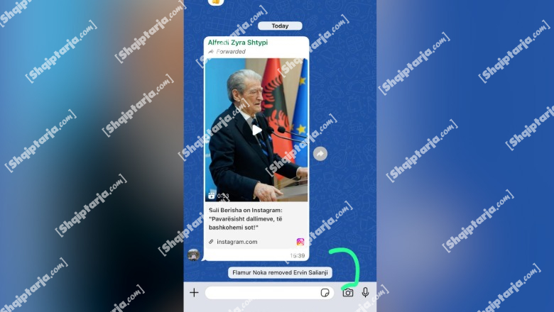 Ekskluzive/ Flamur Noka nxjerr Ervin Salianjin nga grupi i Kryesisë së PD-së në Whatsapp