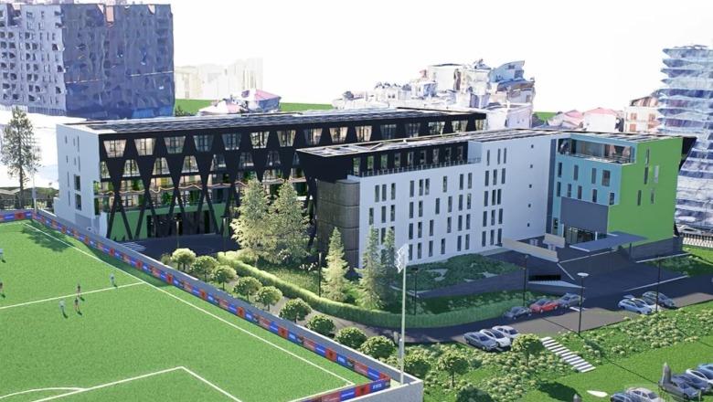 87 dhoma në 7 kate, së shpejti nis ndërtimi i hotelit të ekipeve kombëtare në ‘Shtëpinë e Futbollit’ (VIDEO)