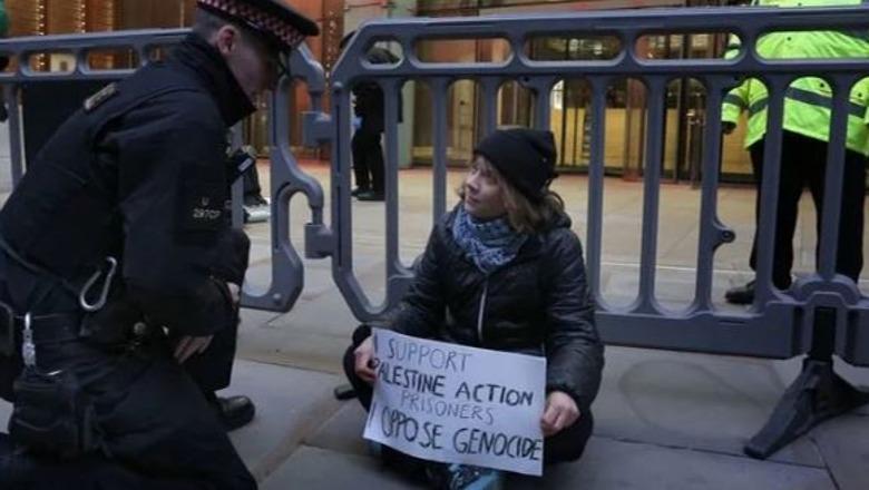 Aktivistja Greta Thunberg arrestohet në protestën pro-palestineze në Londër