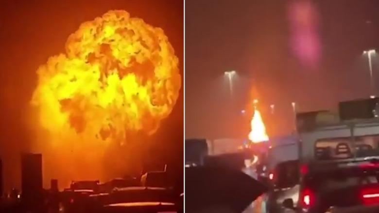 Itali/ U përplas me një automjet tjetër, kamioni me gaz të lëngshëm shpërthen në autostradë (VIDEO)