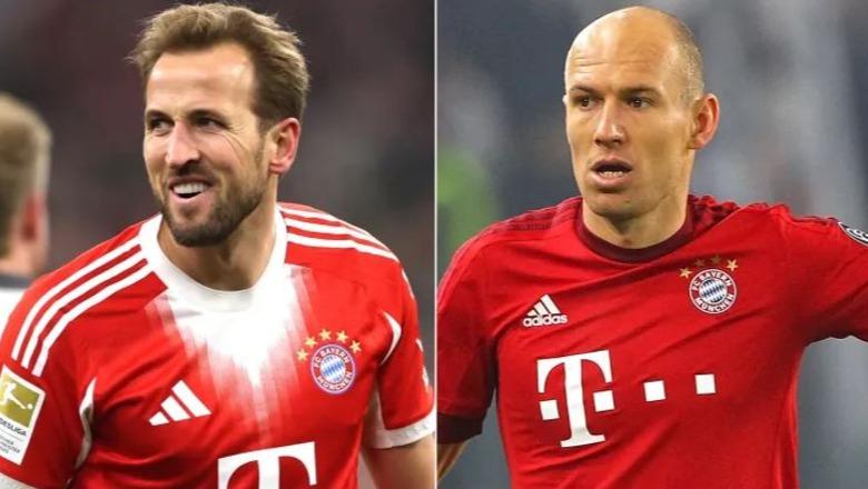 Harry Kane thyen rekordin e Arjen Robben te Bayern Munich