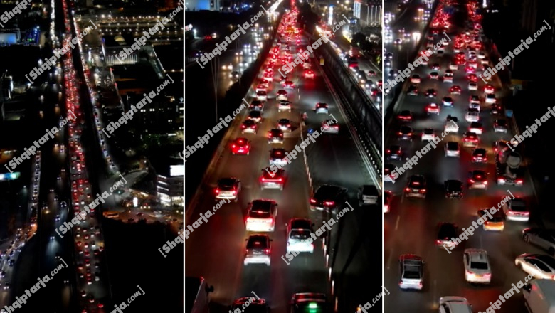 Prag Krishtlindjesh, Tirana 'paralizohet' nga trafiku (VIDEO)