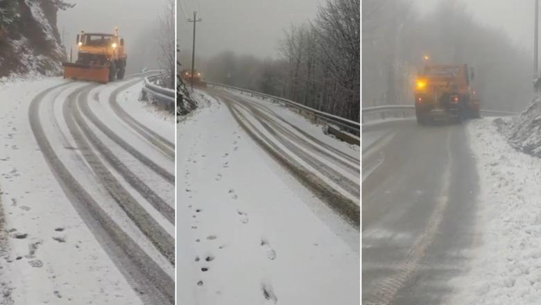 Rikthehen reshjet e dëborës në juglindje të vendit, zbardhet aksi Boboshticë-Dardhë
