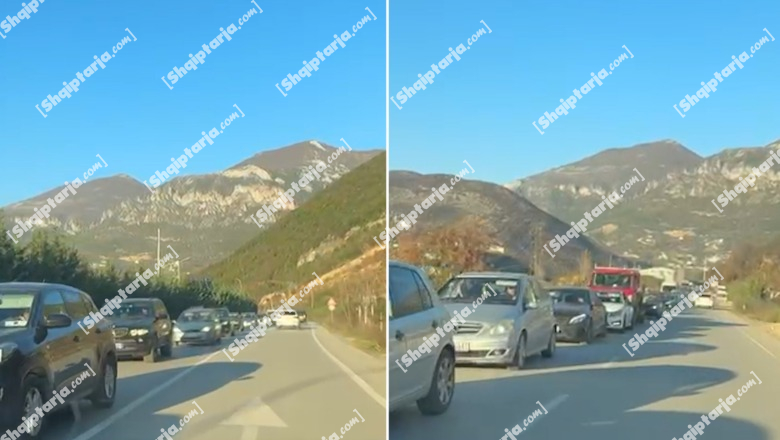 Dibër/ Kthimi i emigrantëve për festat e fundvitit, trafik i rënduar në Klos