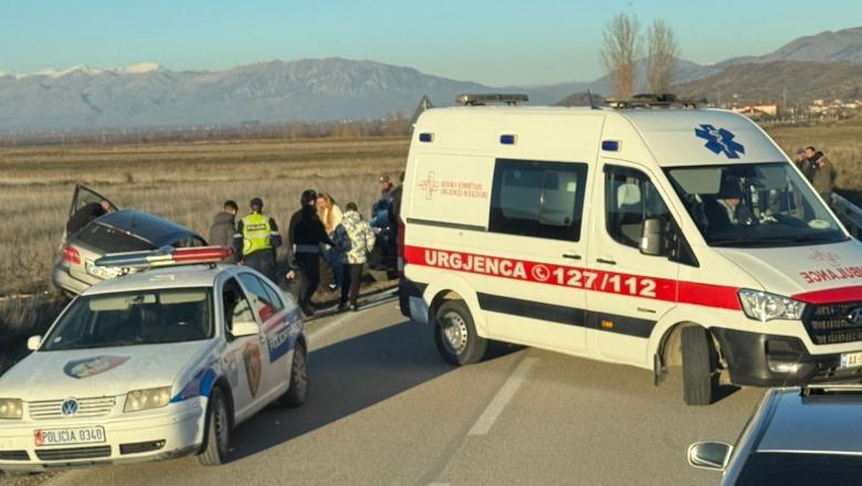 Automjeti del nga rruga në Kamenicë, dy të rinj shpëtojnë për mrekulli