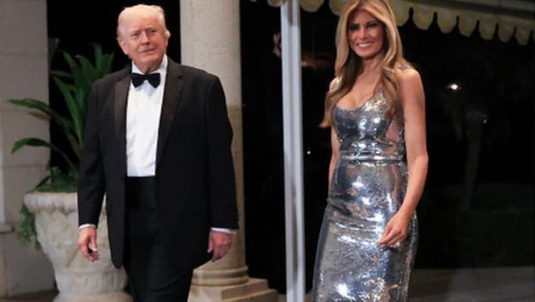 Festa e fundvitit në Mar-a-Lago, presidenti Donald Trump dhe Melania mahnisin me stilin