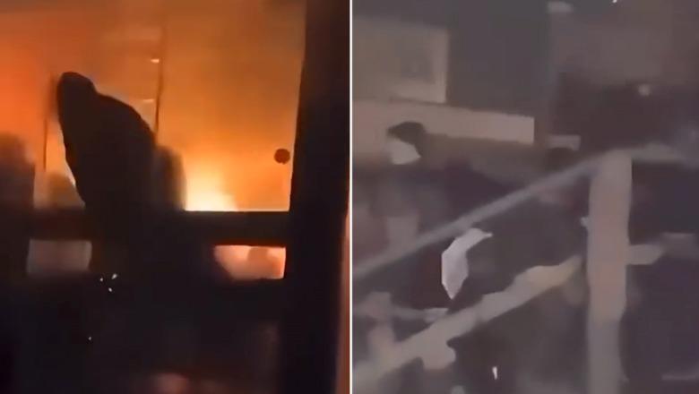 Zjarri tragjik në Zvicër/ Momenti kur disko përfshihet nga flakët, njerëzit vrapojnë të dalin jashtë