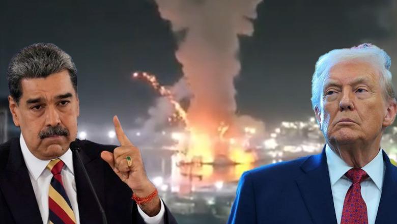Venezuelë/ Shpërthime të forta në kryeqytet, SHBA godet bazat ushtarake! Trump: Kemi kapur dhe nxjerrë jashtë vendit Maduron dhe bashkëshorten e tij (VIDEO)