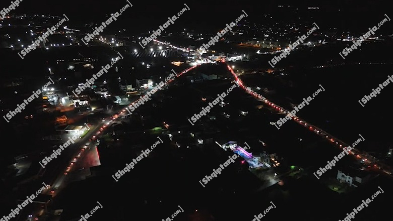 PAMJET ME DRON/ Sërish radhë kilometrike në aksin Elbasan - Bradashesh, makinat u bllokuan për disa orë! Shkak edhe punimet në rrugë