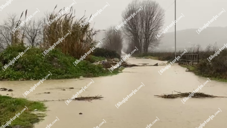 Përmbyten tokat bujqësore në Krujë, shkak mosfunksionimi i kanaleve kulluese