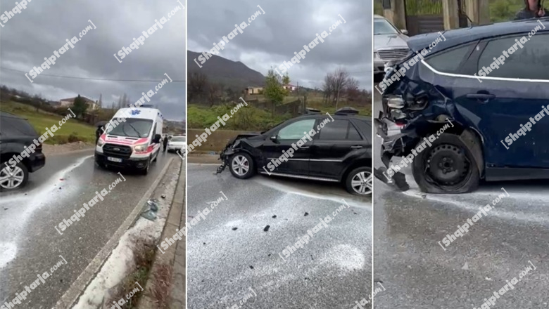 Dy automjete përplasen në aksin Elbasan-Shushicë, ambulanca dhe policia mbërrin në vendngjarje