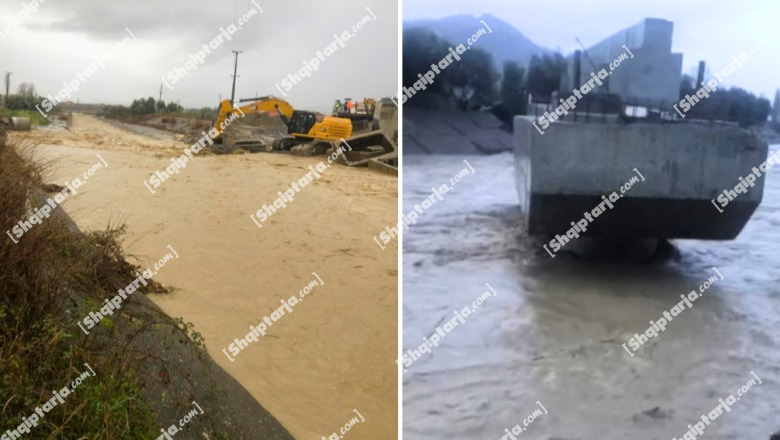 Reshjet e shiut, në Elbasan përmbyten 5 banesa! Prani të inerteve në disa akse rrugore në Belsh, përmbyten toka bujqësore në Gjegjan (VIDEO)