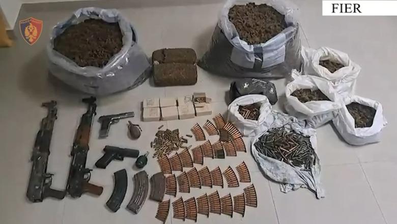 Aksioni ‘blic’ në Fier, të arrestuarit janë babë bir! Sekuestrohen 18 kg kanabis (EMRAT+VIDEO)