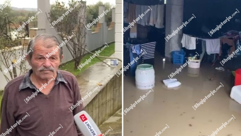Moti i keq/ “Ka dalë Kusha nga rruga”, uji mbulon banesën e banorit në Elbasan