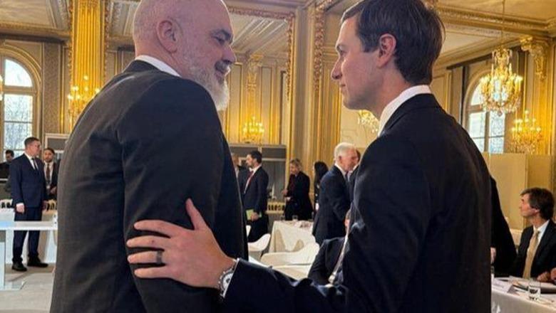 FOTOLAJM/ Kryeministri Rama në Paris, takon dhëndrin e Donald Trump