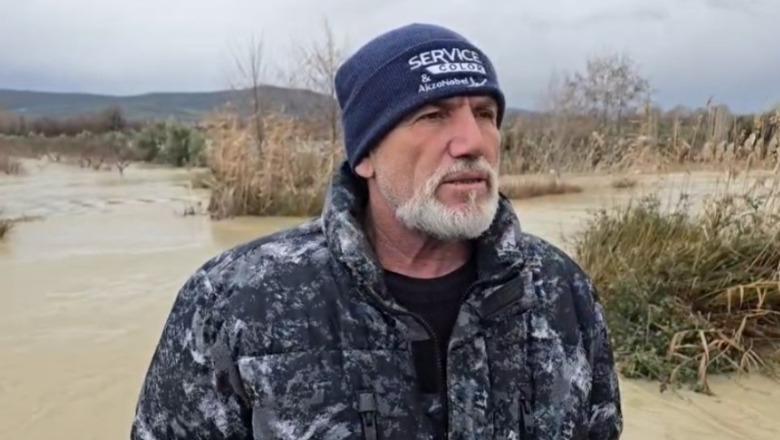 Përmbyten rreth 80 hektarë tokë bujqësore në Cakran! Kryeplaku i fshatit Selishtë për Report TV: Uji rrezikon të dalë në autostradën Levan-Tepelenë (VIDEO)