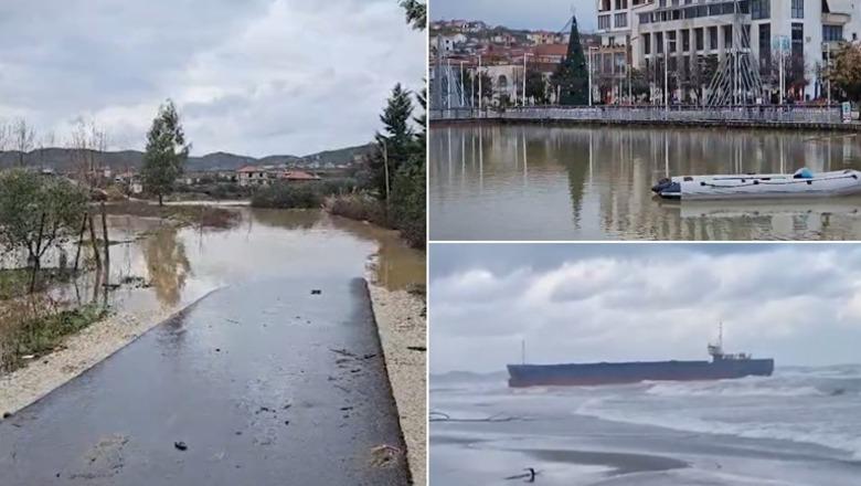 Qarku i Lezhës 3 mijë ha tokë nën ujë, 100 banesa në izolim, çahet argjinatura e lumit Droje! Hidrovorët në ‘vështirësi’