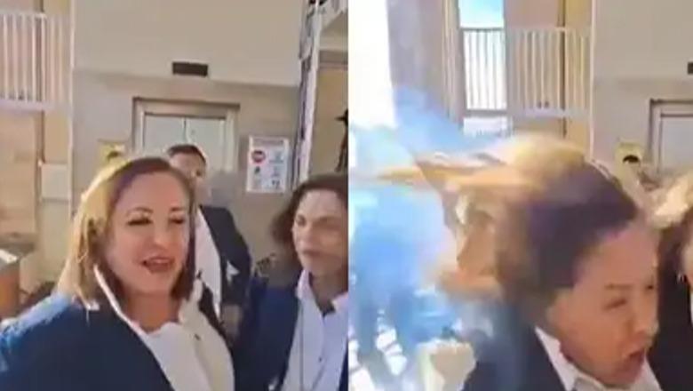 E rëndë në SHBA/ Po jepte deklaratë për mediat, deputetes i shpërthen eksplozivi në kokë