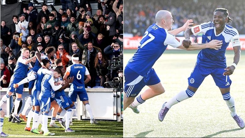 Dramë për fituesit në fuqi të Crystal Palace, klubi i Ligës së 6-të i eliminon nga FA Cup! 5 mijë tifozë shijojnë mrekullinë