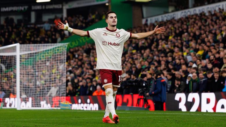 VIDEO/ Sylvinho s'e ka në listën e ngushtë, Anis Mehmeti realizon golin e 9-të në Angli